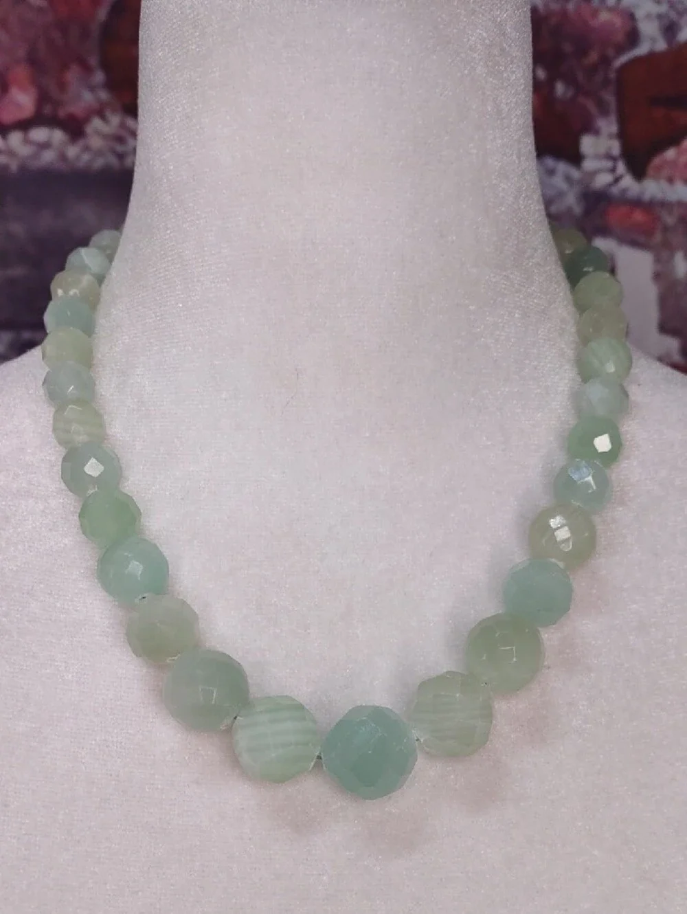 Jay King Faceted Chrysoprase Gemstone Necklace